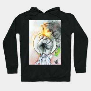 Greece wild fire Hoodie